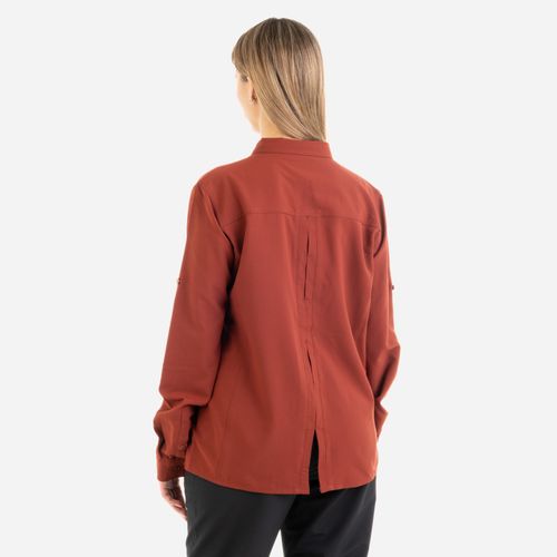 Camisa Nexxt Sitka Long Sleeve Shirt Mujer - Fired Bric