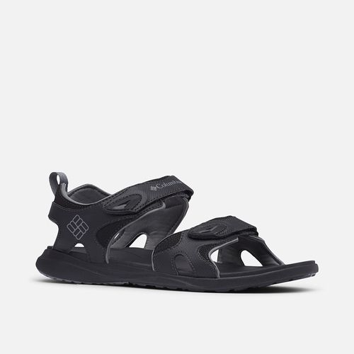 Sandalias Columbia 2 Strap Hombre - Black Ti Grey Steel