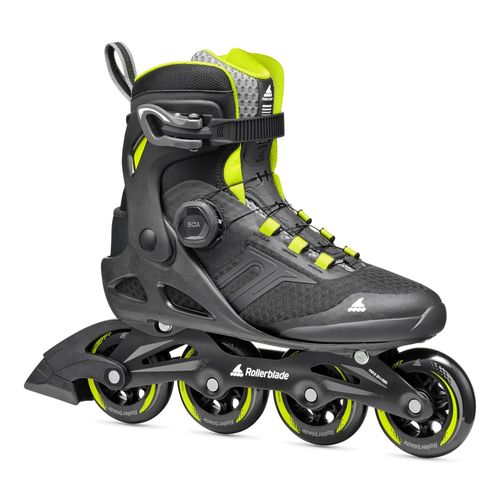Rollers Rollerblade Macroblade 84 Boa Hombre - Black Lime