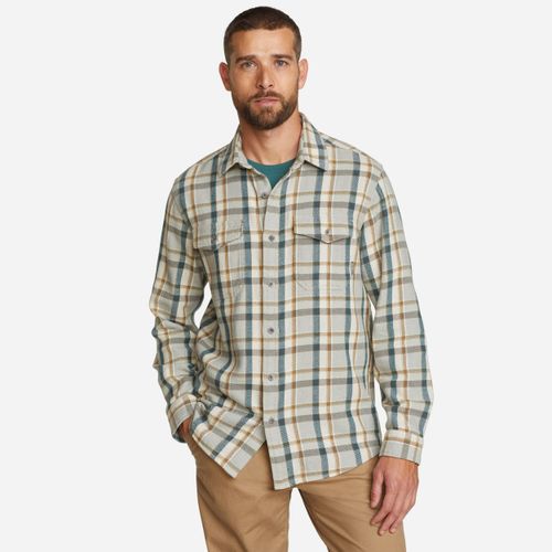 Camisa Eddie Bauer Dawn Patrol Long Sleeve Shirt - Chalk