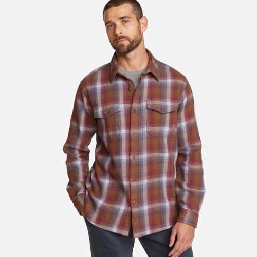 Camisa Eddie Bauer Dawn Patrol Long Sleeve Shirt - Brdeaux