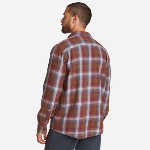 Camisa Eddie Bauer Dawn Patrol Long Sleeve Shirt - Brdeaux