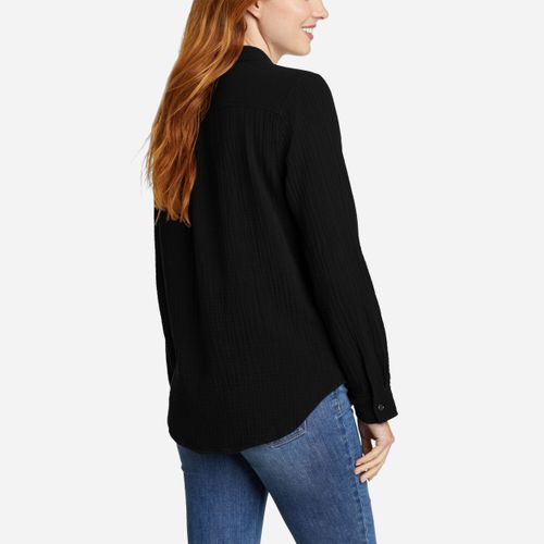 Camisa Eddie Bauer Travel Seeker Long Sleeve Shirt - Black