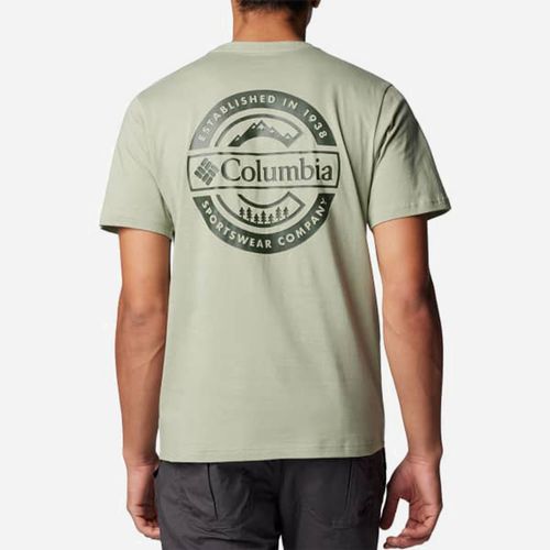 Remera Columbia Rapid Ridge Back Graphic Tee II - Safari Button Badge