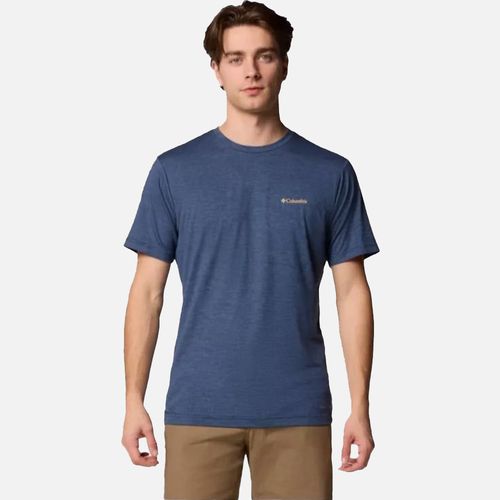 Remera Columbia Kwick Hike Back Graphic Short Sleeve Tee - Collegiate Navy Heather Planet Watch