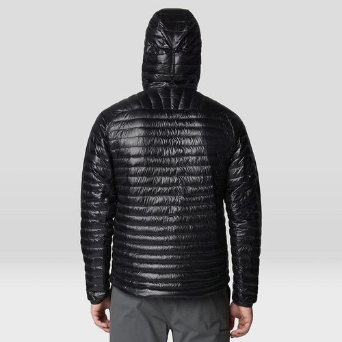 Mountain Hardwear Campera Ventano Capucha Hombre - Black/Volcanic
