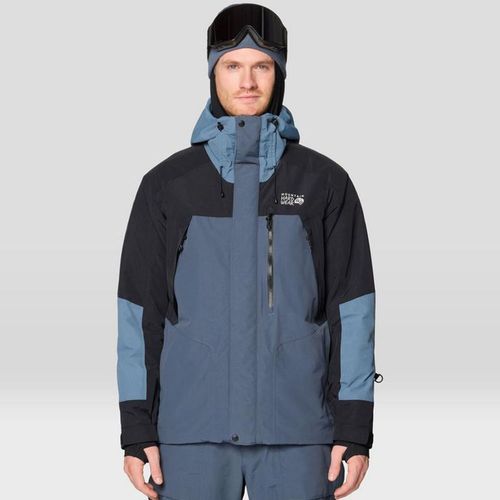 Mountain Hardwear Campera First Tracks Hombre - Adriatic Blue/Moon Blue/Black