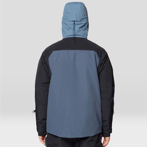 Mountain Hardwear Campera First Tracks Hombre - Adriatic Blue/Moon Blue/Black