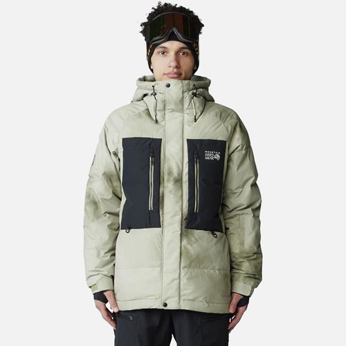 Mountain Hardwear Campera First Tracks Down Hombre - Mantis Green/Black