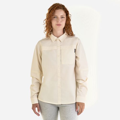 Spyder Camisa Long Sleeve Hike Shirt Mujer - Pearl