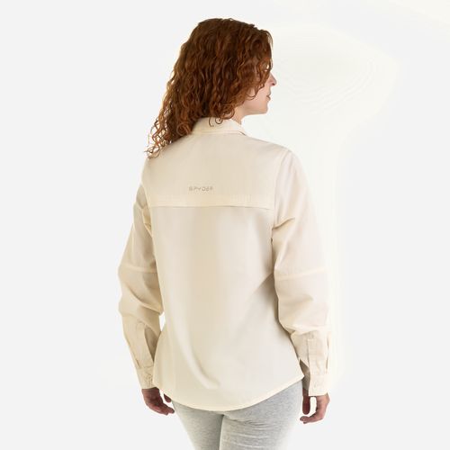 Spyder Camisa Long Sleeve Hike Shirt Mujer - Pearl