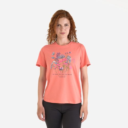 Spyder Remera Floral Graphic Tee Mujer - Peach Bud