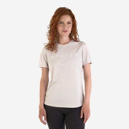 Spyder Remera UPF 50+ Short Sleeve Tee Mujer - Daze Grey