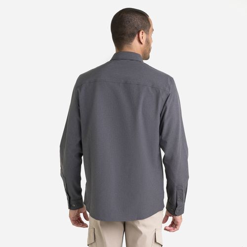 Spyder Camisa Melange L/S 2 Pocket Shirt Hombre - Black