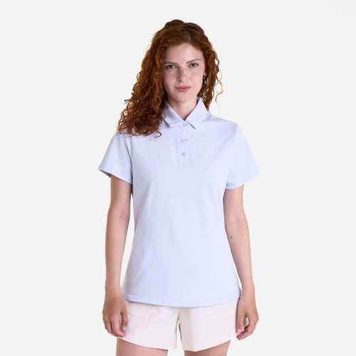 Spyder Remera Jersey Polo Mujer - Mist Blue