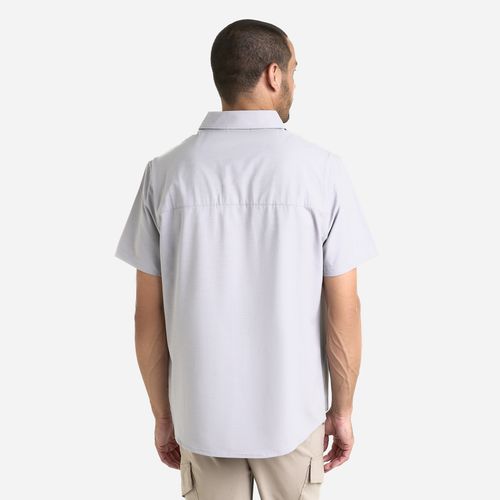 Spyder Camisa Melange Short Sleeve Shirt Hombre - Pewter