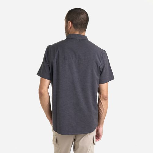 Spyder Camisa Melange Short Sleeve Shirt Hombre - Black