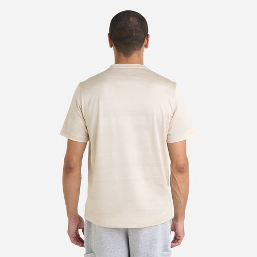 Spyder Remera Short Sleeve Jacquard Tee Hombre - Bone