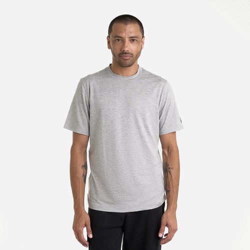 Spyder Remera Peached Shirt Sleeve Logo Tee Hombre - Heather Grey