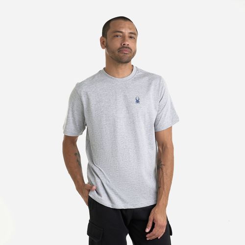Spyder Remera Pride Short Sleeve Graphic Tee Hombre - Heather Grey