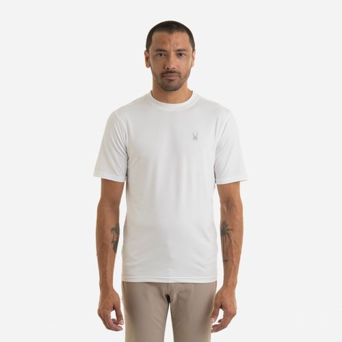 Spyder Remera Short Sleeve Peached Jersey Tee Hombre - White