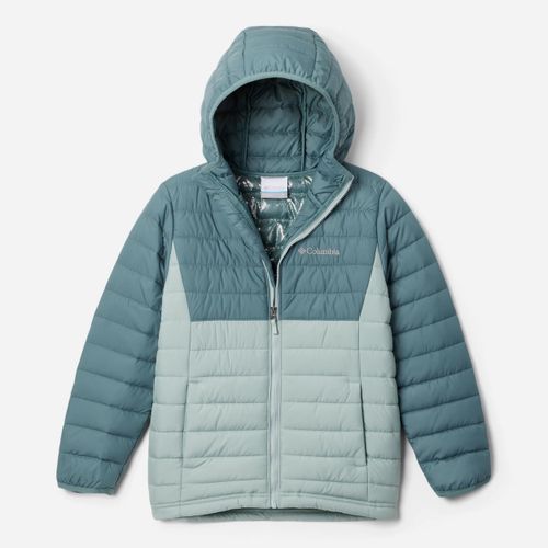 Columbia Campera Powder Lite Boys Capucha Junior - Niagara/Metal
