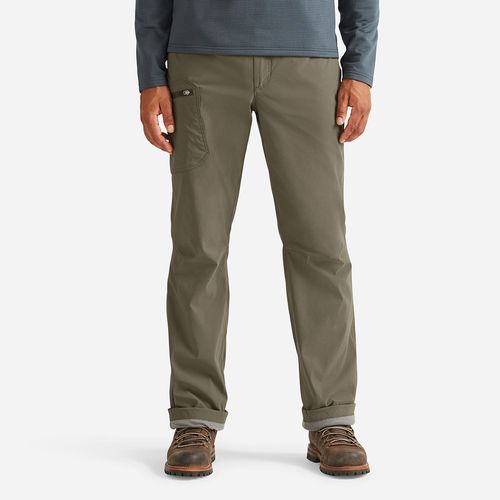 Eddie Bauer Pantalon Rainier Fleece Lined Cargo Hombre - Slate Green